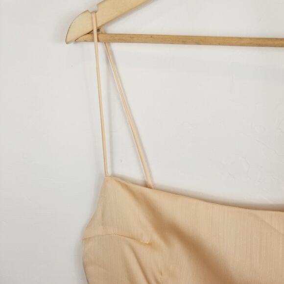 Princess Polly NWT Maurice Mini Slip Dress Champagne Size 10 - Picture 5 of 11